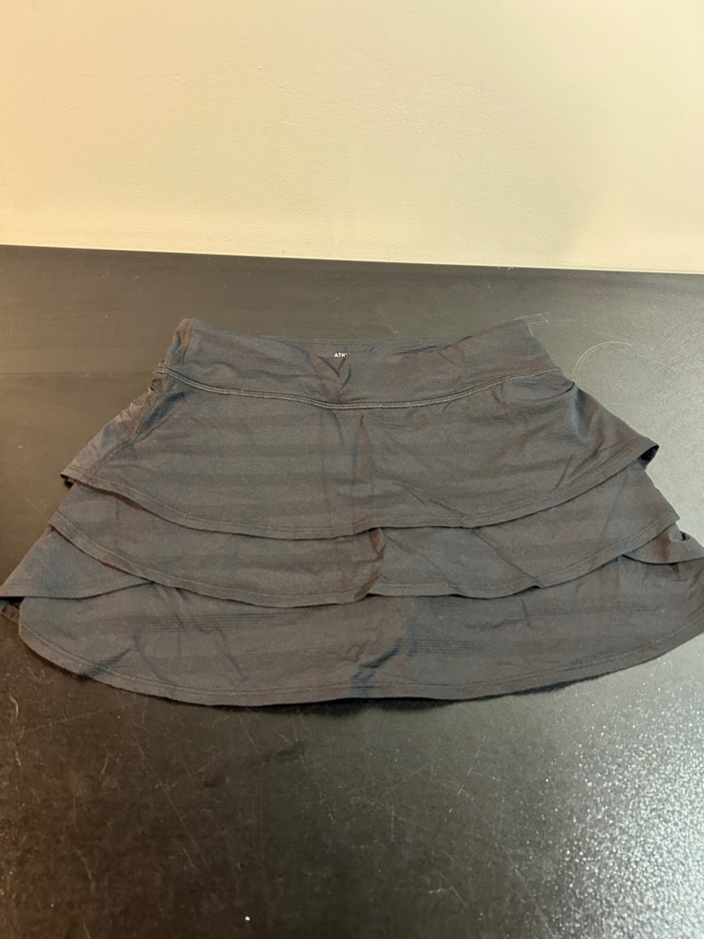 Athleta Black Tiered Ruffle Skort for Girls